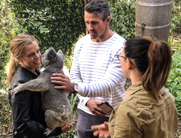 Cuddling Koalas at Lone Pine Koala Sanctuary