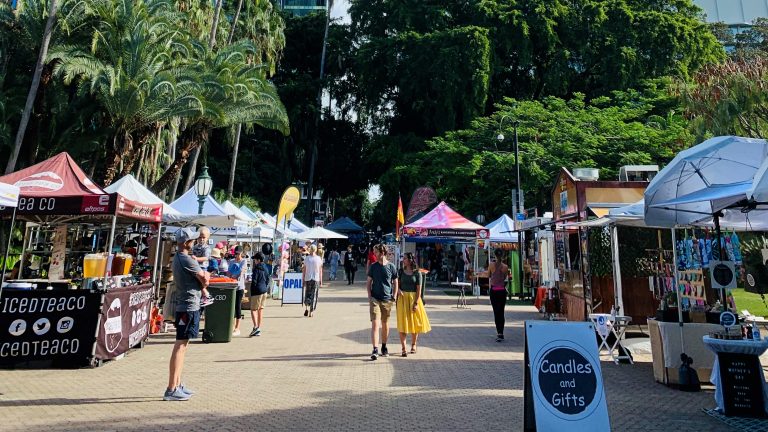 The Riverside Markets, City Botanic Gardens