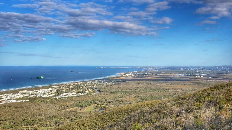 Climbing Mount Coolum